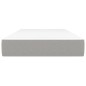 vidaXL Taschenfederkernmatratze Hellgrau 100x200x20 cm Stoff vidaXL Taschenfederkernmatratze Hellgrau 100x200x20 cm Stoff