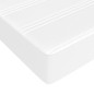vidaXL Taschenfederkernmatratze Weiß 100x200x20 cm Kunstleder vidaXL Taschenfederkernmatratze Weiß 100x200x20 cm Kunstleder