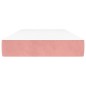 vidaXL Taschenfederkernmatratze Rosa 90x190x20 cm Samt vidaXL Taschenfederkernmatratze Rosa 90x190x20 cm Samt