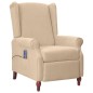 Massagesessel Taupe Mikrofasergewebe Massagesessel Taupe Mikrofasergewebe