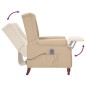 Massagesessel Taupe Mikrofasergewebe Massagesessel Taupe Mikrofasergewebe