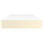 vidaXL Taschenfederkernmatratze Creme 100x200x20 cm Kunstleder vidaXL Taschenfederkernmatratze Creme 100x200x20 cm Kunstleder