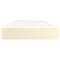 vidaXL Taschenfederkernmatratze Creme 90x200x20 cm Kunstleder vidaXL Taschenfederkernmatratze Creme 90x200x20 cm Kunstleder