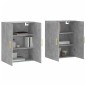 Wandschränke 2 Stk. Betongrau 69,5x34x90 cm Wandschränke 2 Stk. Betongrau 69,5x34x90 cm