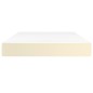 vidaXL Taschenfederkernmatratze Creme 120x200x20 cm Kunstleder vidaXL Taschenfederkernmatratze Creme 120x200x20 cm Kunstleder