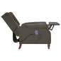 Massagesessel Dunkelgrau Mikrofasergewebe Massagesessel Dunkelgrau Mikrofasergewebe