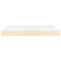 vidaXL Taschenfederkernmatratze Creme 140x200x20 cm Stoff vidaXL Taschenfederkernmatratze Creme 140x200x20 cm Stoff