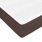 vidaXL Taschenfederkernmatratze Braun 140x200x20 cm Kunstleder vidaXL Taschenfederkernmatratze Braun 140x200x20 cm Kunstleder
