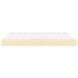 vidaXL Taschenfederkernmatratze Creme 140x190x20 cm Stoff vidaXL Taschenfederkernmatratze Creme 140x190x20 cm Stoff