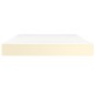 vidaXL Taschenfederkernmatratze Creme 140x200x20 cm Kunstleder vidaXL Taschenfederkernmatratze Creme 140x200x20 cm Kunstleder