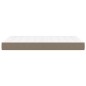 vidaXL Taschenfederkernmatratze Taupe 120x200x20 cm Stoff vidaXL Taschenfederkernmatratze Taupe 120x200x20 cm Stoff