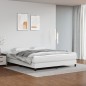 vidaXL Taschenfederkernmatratze Weiß 180x200x20 cm Kunstleder vidaXL Taschenfederkernmatratze Weiß 180x200x20 cm Kunstleder