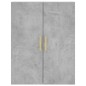 Wandschränke 2 Stk. Betongrau 69,5x34x90 cm Wandschränke 2 Stk. Betongrau 69,5x34x90 cm