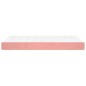 vidaXL Taschenfederkernmatratze Rosa 120x200x20 cm Samt vidaXL Taschenfederkernmatratze Rosa 120x200x20 cm Samt