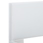 Bettgestell Weiß Kunstleder 140 x 200 cm Bettgestell Weiß Kunstleder 140 x 200 cm