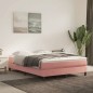 vidaXL Taschenfederkernmatratze Rosa 140x200x20 cm Samt vidaXL Taschenfederkernmatratze Rosa 140x200x20 cm Samt