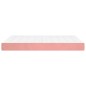 vidaXL Taschenfederkernmatratze Rosa 140x200x20 cm Samt vidaXL Taschenfederkernmatratze Rosa 140x200x20 cm Samt