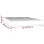 vidaXL Taschenfederkernmatratze Dunkelblau 140x200x20 cm Samt vidaXL Taschenfederkernmatratze Dunkelblau 140x200x20 cm Samt