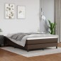 vidaXL Taschenfederkernmatratze Braun 140x190x20 cm Kunstleder vidaXL Taschenfederkernmatratze Braun 140x190x20 cm Kunstleder