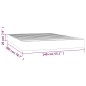 vidaXL Taschenfederkernmatratze Hellgrau 140x200x20 cm Samt vidaXL Taschenfederkernmatratze Hellgrau 140x200x20 cm Samt