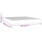 vidaXL Taschenfederkernmatratze Rosa 160x200x20 cm Samt vidaXL Taschenfederkernmatratze Rosa 160x200x20 cm Samt