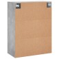 Wandschränke 2 Stk. Betongrau 69,5x34x90 cm Wandschränke 2 Stk. Betongrau 69,5x34x90 cm