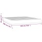 vidaXL Taschenfederkernmatratze Dunkelblau 180x200x20 cm Samt vidaXL Taschenfederkernmatratze Dunkelblau 180x200x20 cm Samt