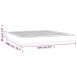 vidaXL Taschenfederkernmatratze Dunkelgrau 160x200x20 cm Samt vidaXL Taschenfederkernmatratze Dunkelgrau 160x200x20 cm Samt