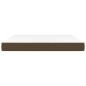 vidaXL Taschenfederkernmatratze Dunkelbraun 180x200x20 cm Stoff vidaXL Taschenfederkernmatratze Dunkelbraun 180x200x20 cm Stoff