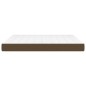 vidaXL Taschenfederkernmatratze Dunkelbraun 180x200x20 cm Stoff vidaXL Taschenfederkernmatratze Dunkelbraun 180x200x20 cm Stoff
