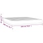 vidaXL Taschenfederkernmatratze Dunkelbraun 180x200x20 cm Stoff vidaXL Taschenfederkernmatratze Dunkelbraun 180x200x20 cm Stoff