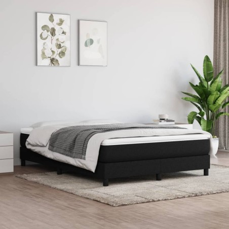 vidaXL Taschenfederkernmatratze Schwarz 140x200x20 cm Stoff