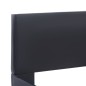 Bettgestell Schwarz Kunstleder 160 x 200 cm Bettgestell Schwarz Kunstleder 160 x 200 cm