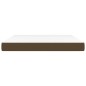 vidaXL Taschenfederkernmatratze Dunkelbraun 160x200x20 cm Stoff vidaXL Taschenfederkernmatratze Dunkelbraun 160x200x20 cm Stoff