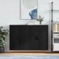 Wandschränke 2 Stk. Schwarz 69,5x34x90 cm Wandschränke 2 Stk. Schwarz 69,5x34x90 cm