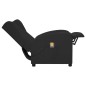 Ohrensessel mit Massagefunktion Schwarz Kunstleder Ohrensessel mit Massagefunktion Schwarz Kunstleder