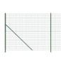 vidaXL Maschendrahtzaun mit Bodenflansch Grün 2,2x10 m vidaXL Maschendrahtzaun mit Bodenflansch Grün 2,2x10 m