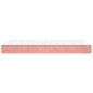 vidaXL Taschenfederkernmatratze Rosa 100x200x20 cm Samt vidaXL Taschenfederkernmatratze Rosa 100x200x20 cm Samt