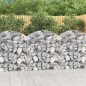vidaXL Gabione mit Hochbogen 100x50x100/120 cm Verzinktes Eisen vidaXL Gabione mit Hochbogen 100x50x100/120 cm Verzinktes Eisen