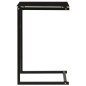vidaXL Beistelltisch Schwarz 40x40x60 cm Hartglas vidaXL Beistelltisch Schwarz 40x40x60 cm Hartglas