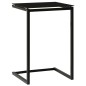 vidaXL Beistelltisch Schwarz 40x40x60 cm Hartglas vidaXL Beistelltisch Schwarz 40x40x60 cm Hartglas