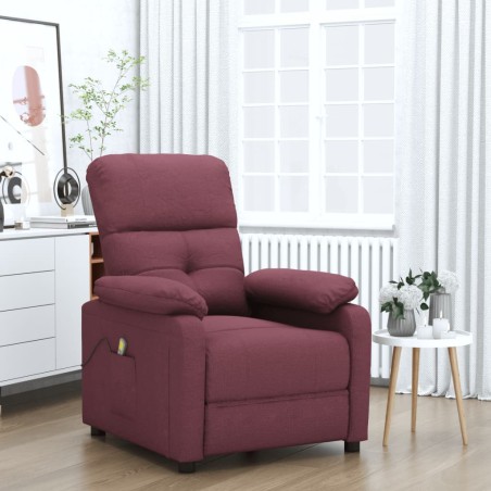 vidaXL Massagesessel Lila Stoff