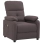 vidaXL Massagesessel Dunkelbraun Stoff vidaXL Massagesessel Dunkelbraun Stoff
