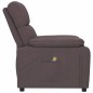 vidaXL Massagesessel Dunkelbraun Stoff vidaXL Massagesessel Dunkelbraun Stoff
