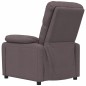 vidaXL Massagesessel Dunkelbraun Stoff vidaXL Massagesessel Dunkelbraun Stoff