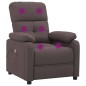 vidaXL Massagesessel Dunkelbraun Stoff vidaXL Massagesessel Dunkelbraun Stoff