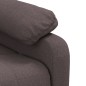 vidaXL Massagesessel Dunkelbraun Stoff vidaXL Massagesessel Dunkelbraun Stoff