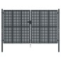 vidaXL Gartentor Anthrazit 300x225 cm Stahl vidaXL Gartentor Anthrazit 300x225 cm Stahl