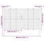 vidaXL Gartentor Anthrazit 300x225 cm Stahl vidaXL Gartentor Anthrazit 300x225 cm Stahl