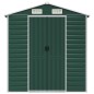 vidaXL Gerätehaus Grün 191x895x198 cm Verzinkter Stahl vidaXL Gerätehaus Grün 191x895x198 cm Verzinkter Stahl